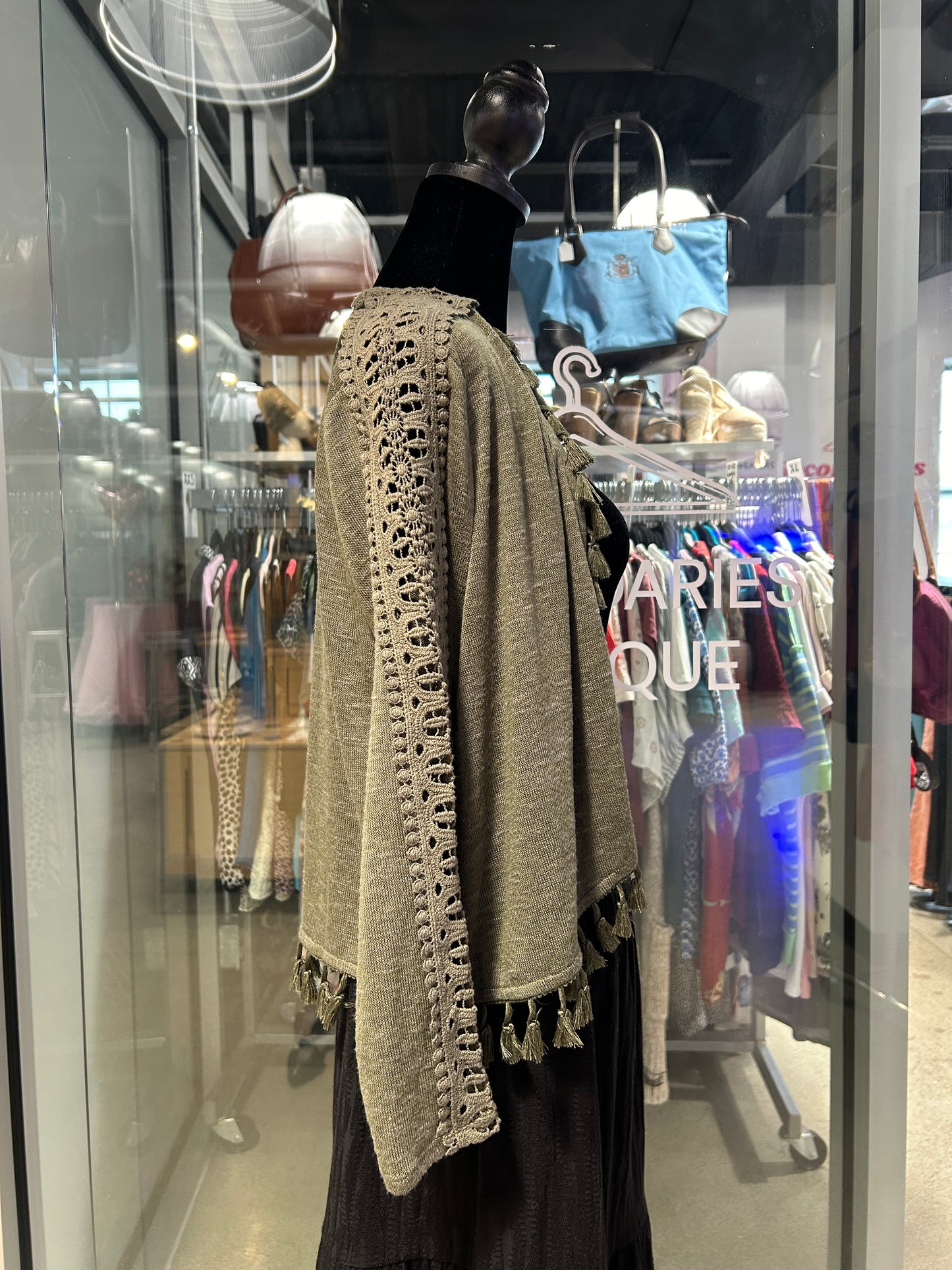 “August Silk” Tassel Fringe Cardigan