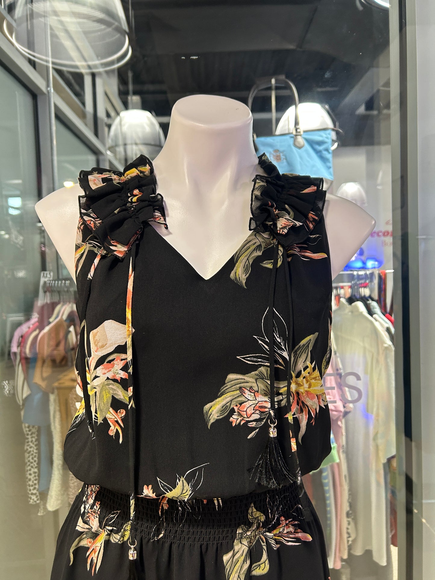 “White House Black Market” Floral Mini Dress