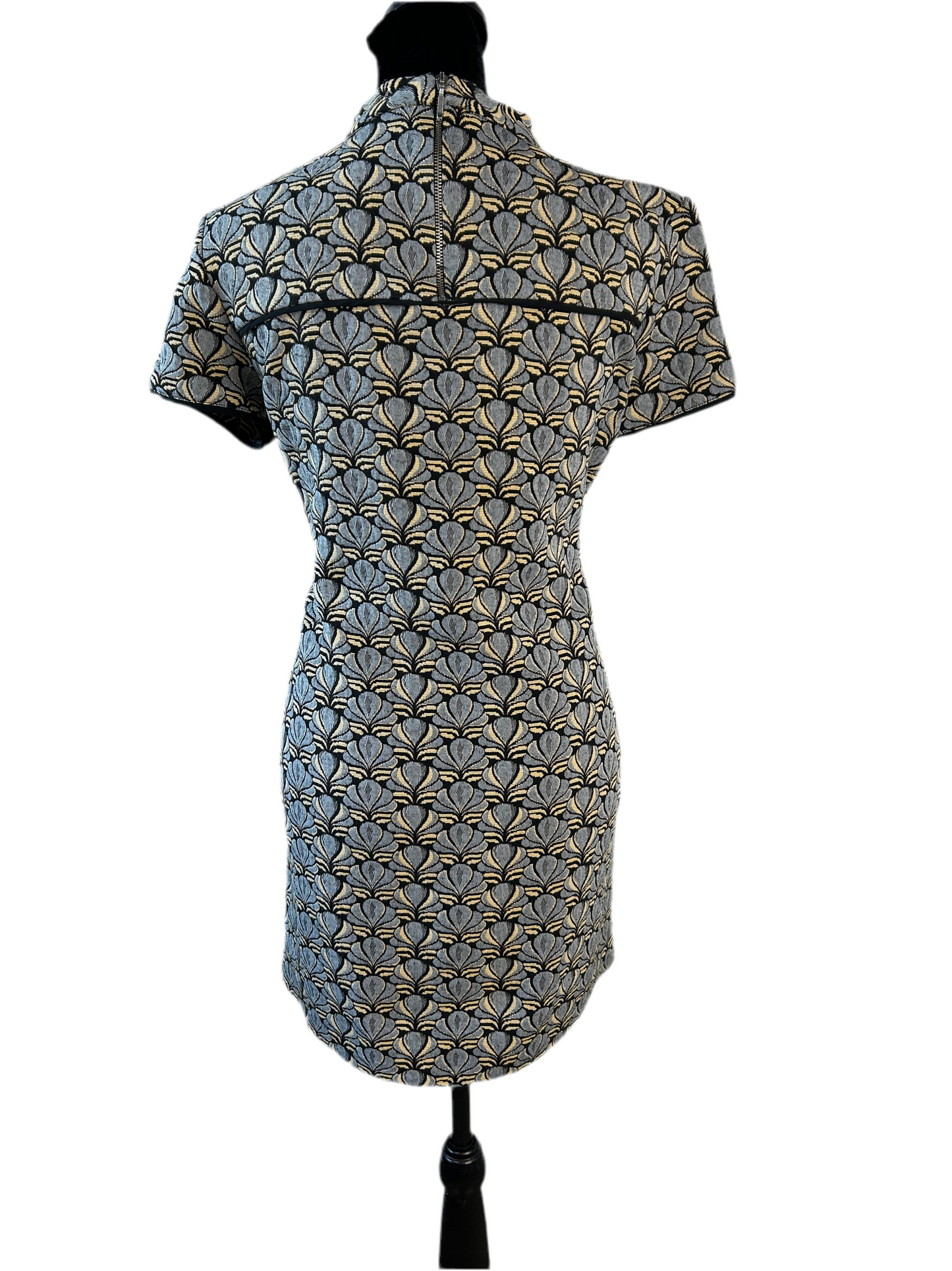 Printed Mini Shift Dress