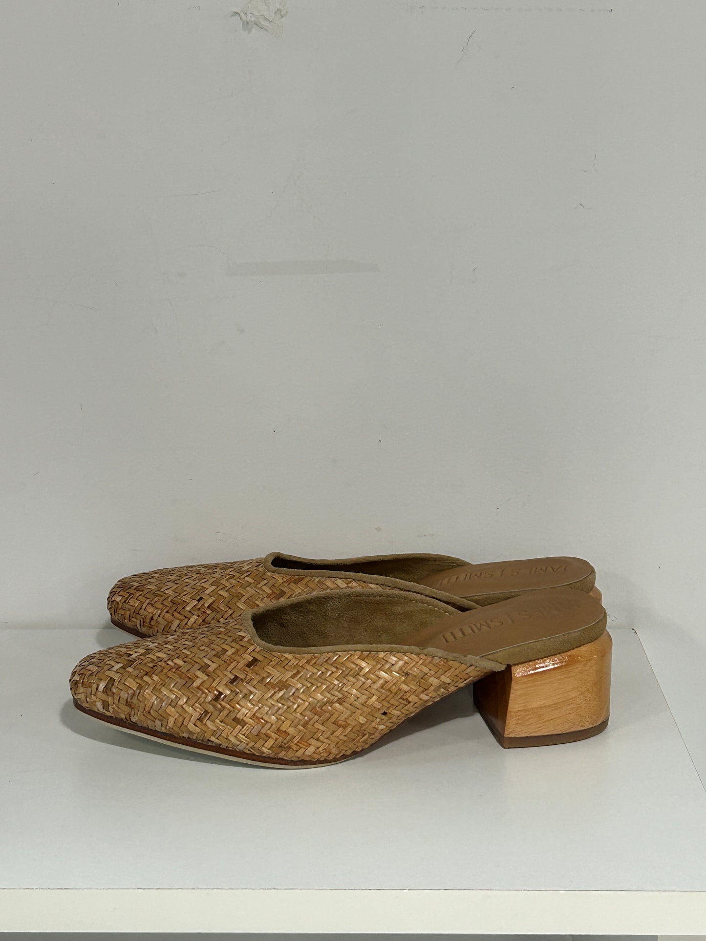 “James Smith” Woven Wooden Mules