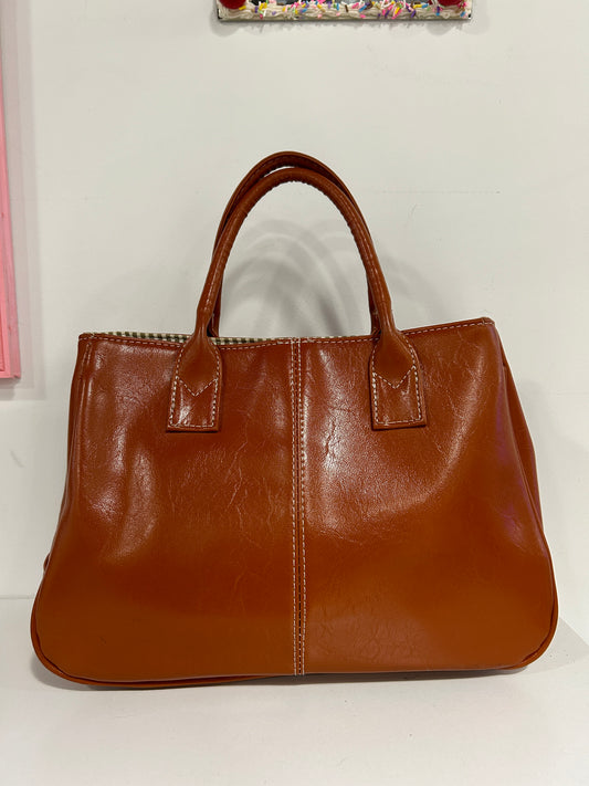 Faux Leather Mini Tote