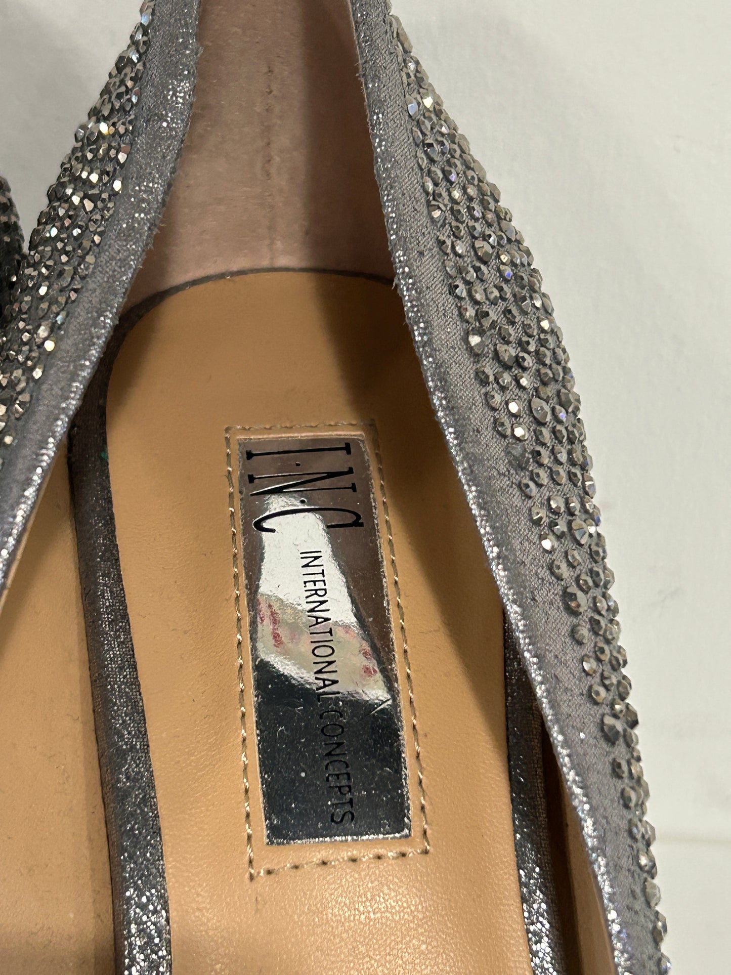 “I.N.C.“ Rhinestone Pumps