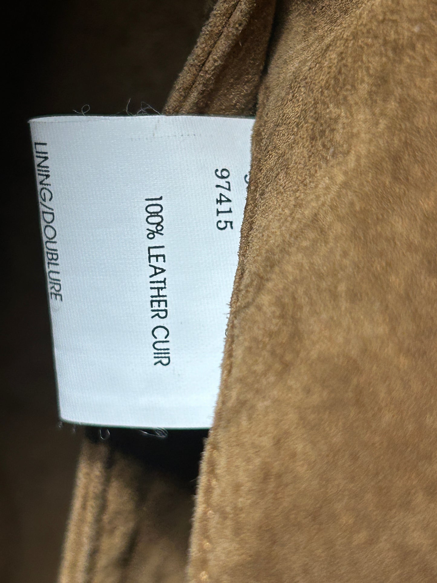 “Margaret Godfrey” Suede Leather Jacket