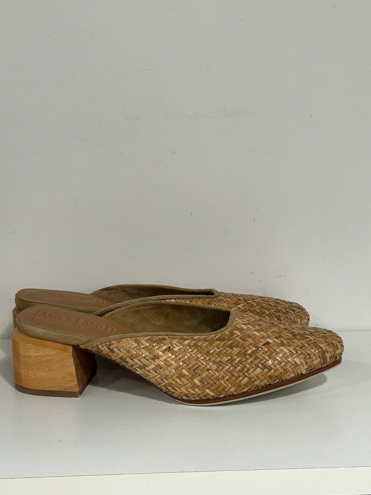 “James Smith” Woven Wooden Mules