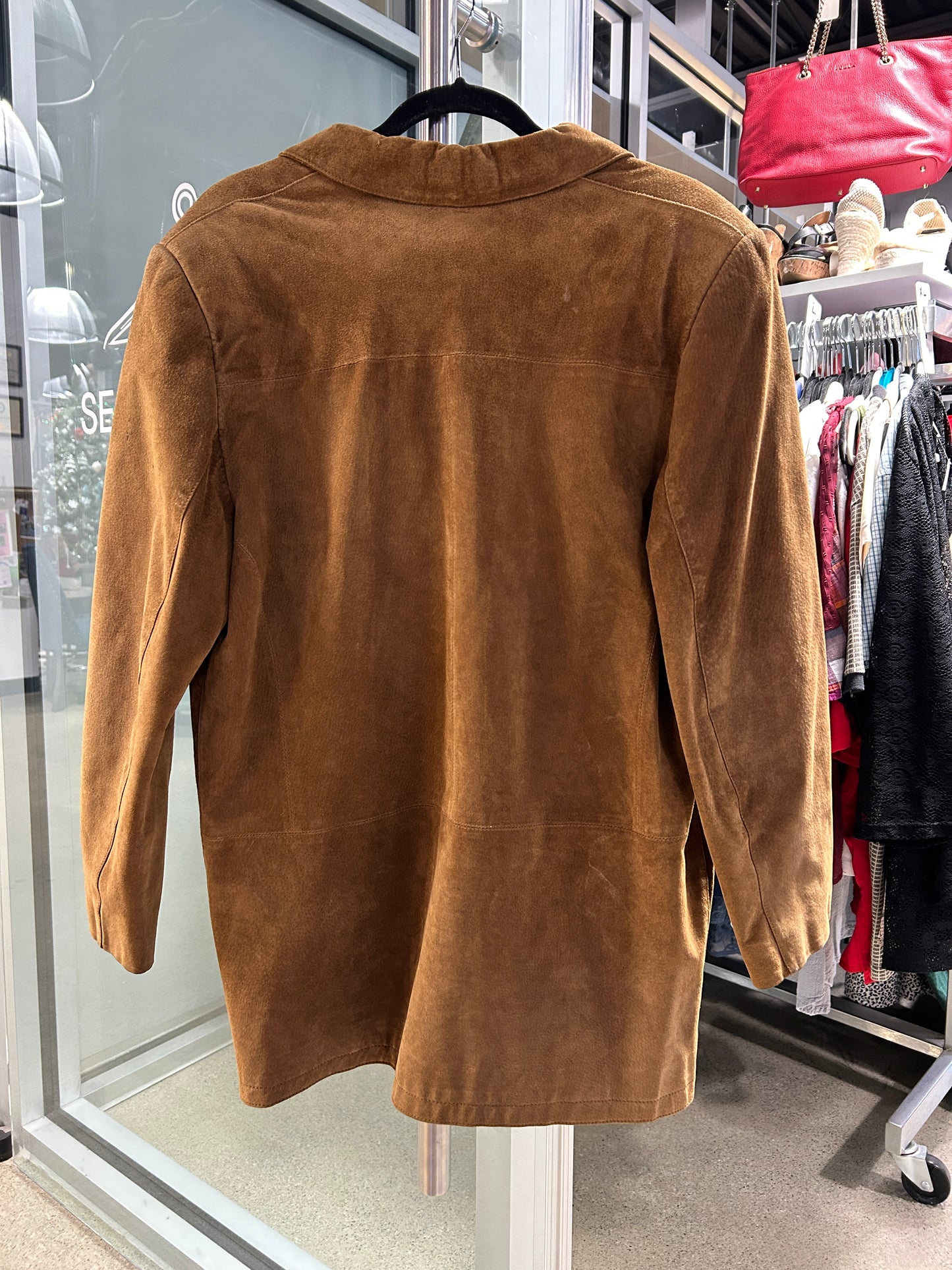 “Margaret Godfrey” Suede Leather Jacket