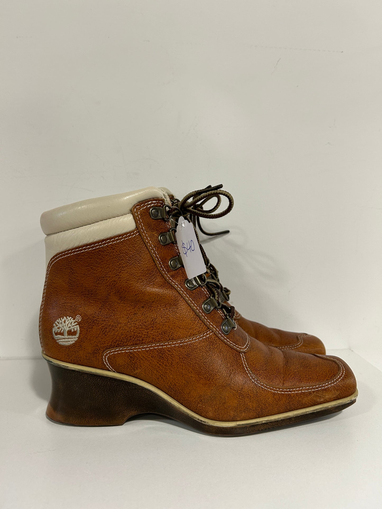 “Timberland” Ankle Wedge Boots