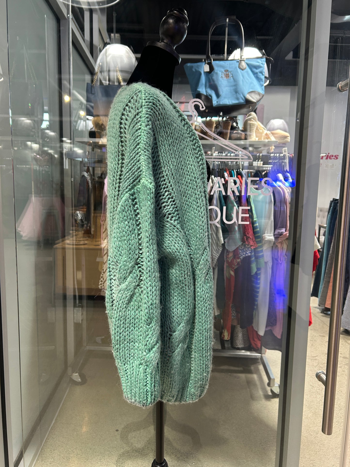 “Elan” Open Front Chunky Knit Cardigan