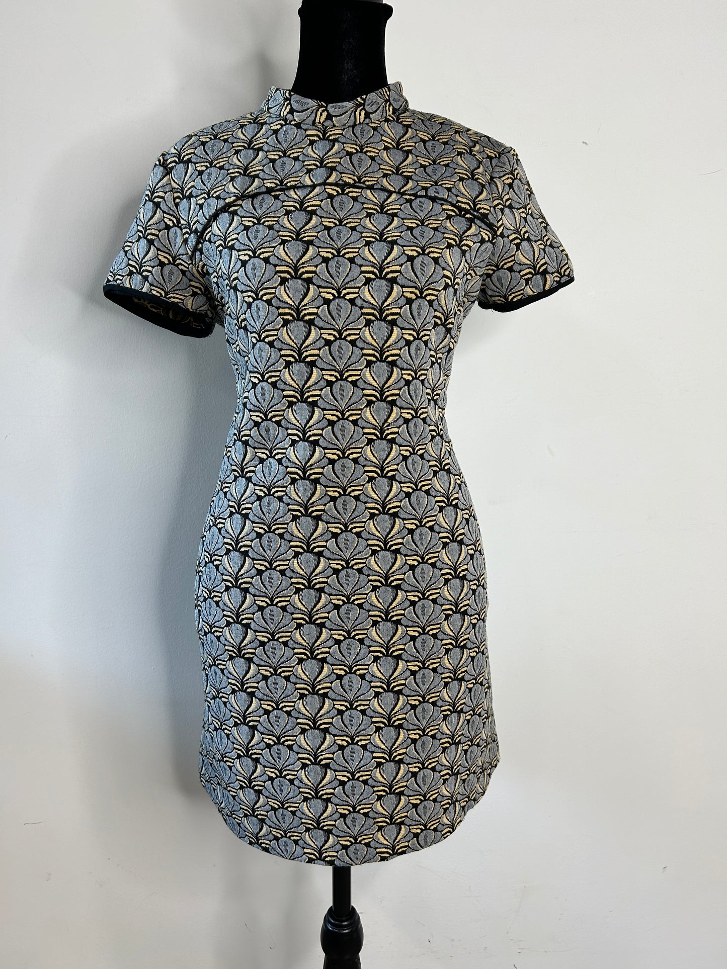 Printed Mini Shift Dress