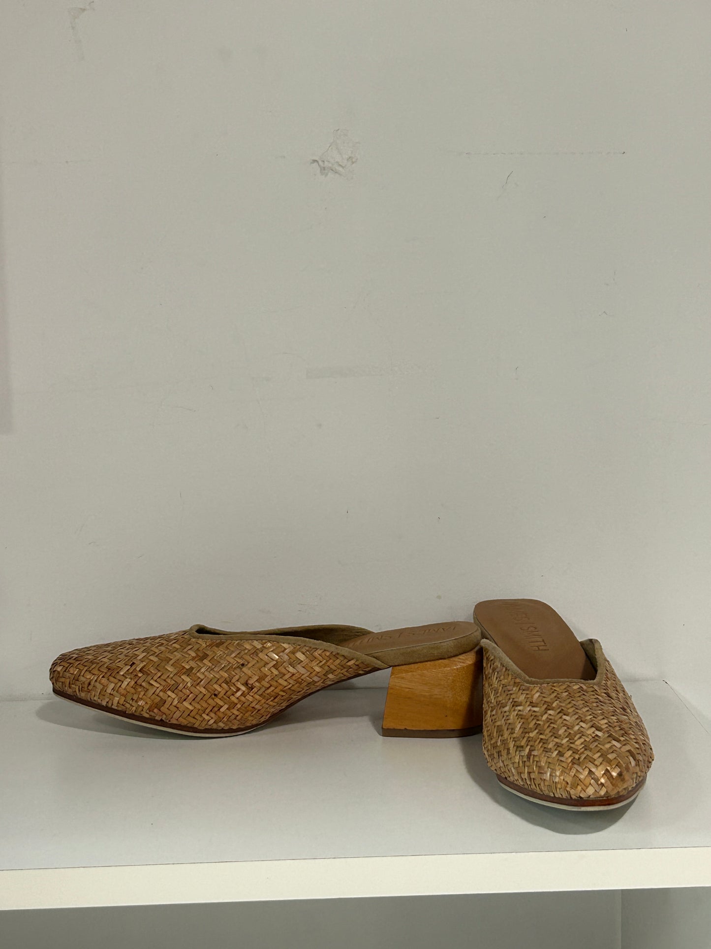 “James Smith” Woven Wooden Mules