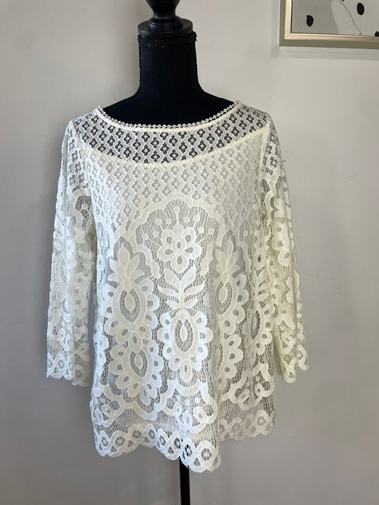 White Lace Blouse