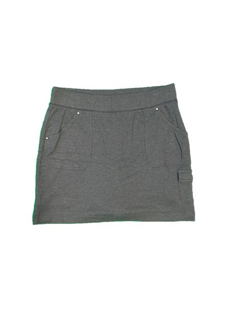 Gray Active Skort With Pockets