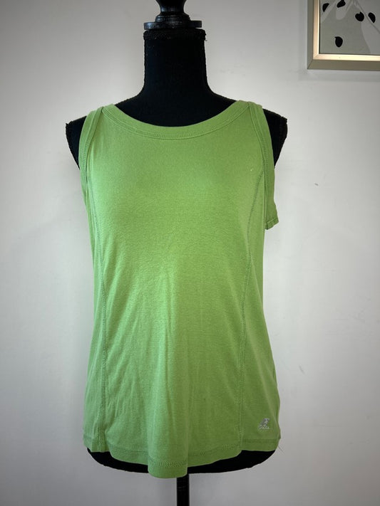 Green Sleeveless Athletic Top