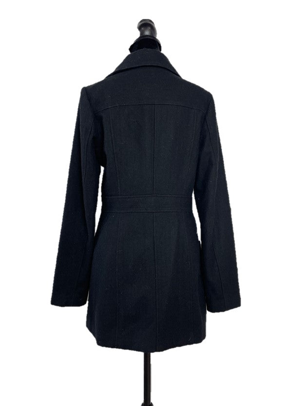 Wool Polyester Lined Double Breasted Trench Coat