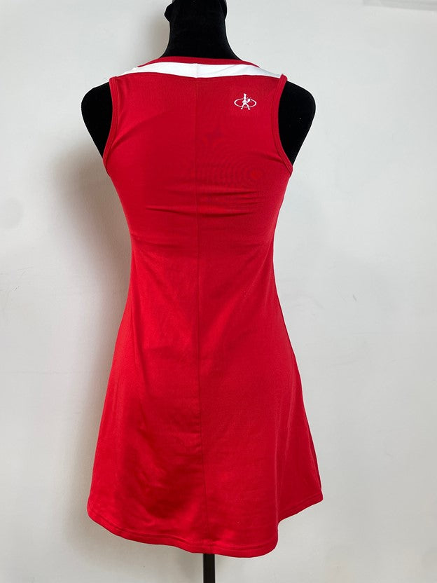 Red /White Mini Tennis Dress