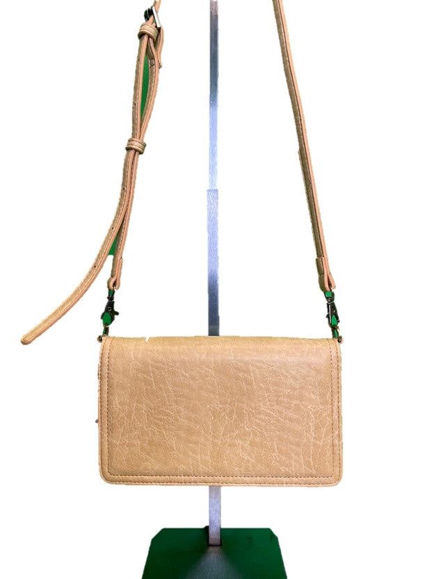 Yellow Leather Crossbody with Removable Strap