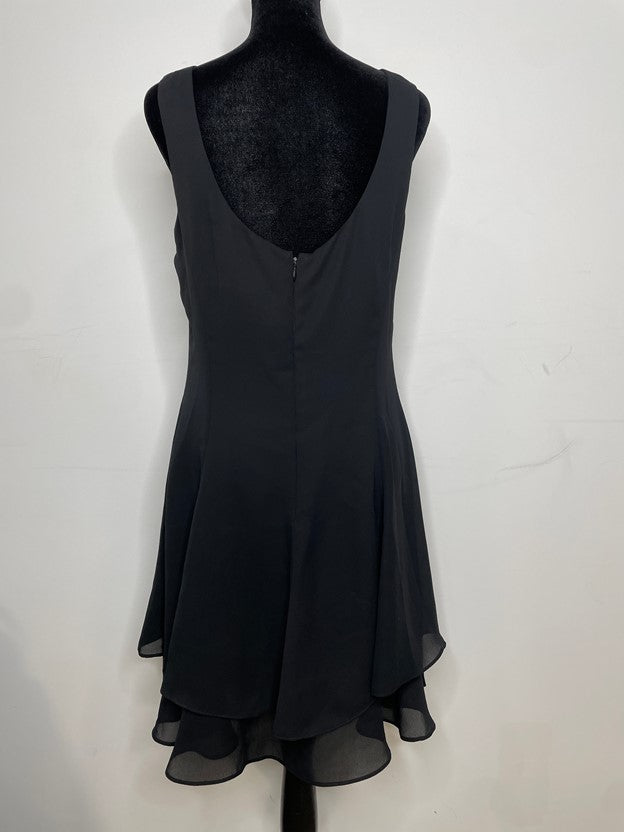 Black Layered Flowy Dress