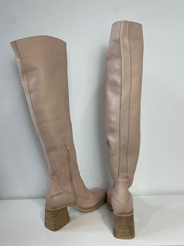 Women's Nude Brianna Over-the-knee Boots