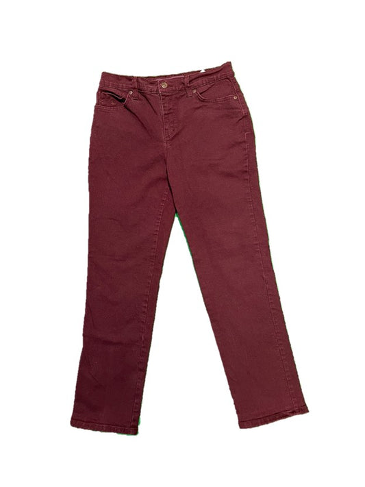 ‘Missy’ Purple Denim Straight Fit Short Jeans