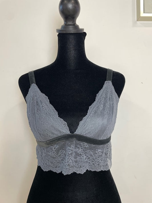 Grey Lace Bralette