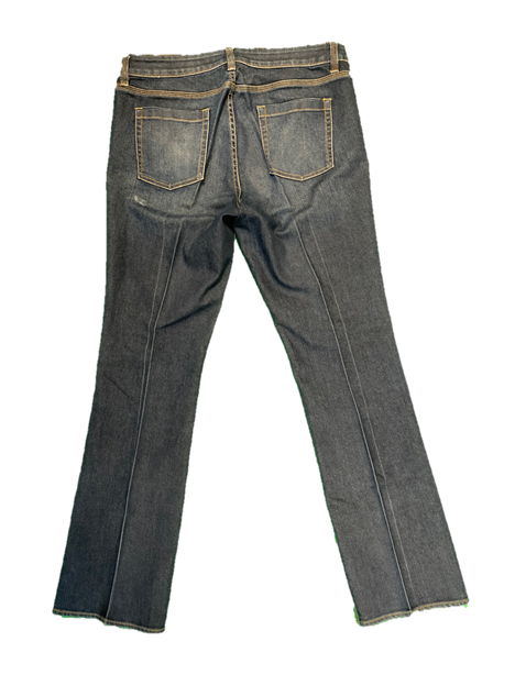 Curvy Low Rise Bootcut Blue Jeans