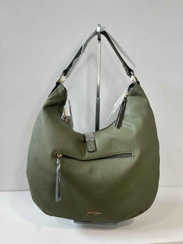 “Natalie” green Hobo Bag