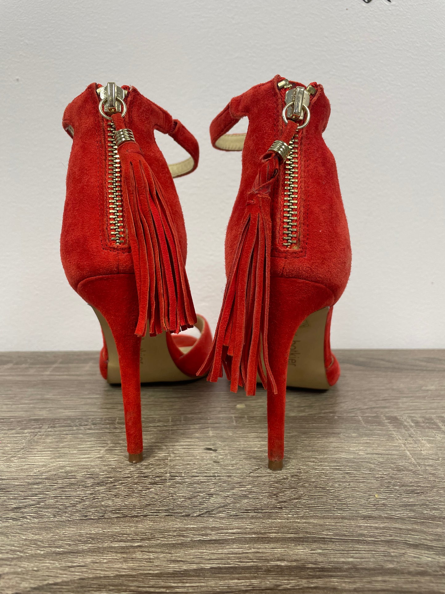 Red Open Toe Stiletto Heels