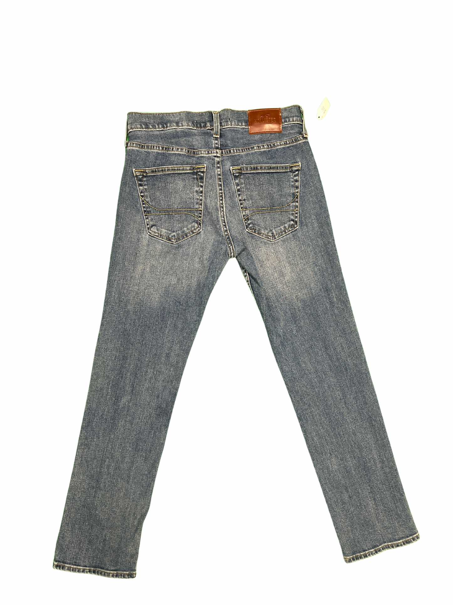 Mid rise straight fit jeans